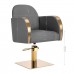 Hairdressing Chair GABBIANO MALAGA GOLD grey